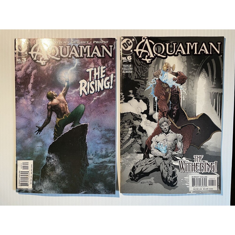 Aquaman No.3 The Rising! & No.6 The Withering! (2003) DC Comics • Veitch, Propst
